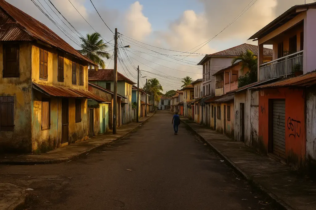quartiers dangereux cayenne