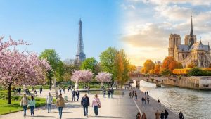quelle periode pour aller a paris