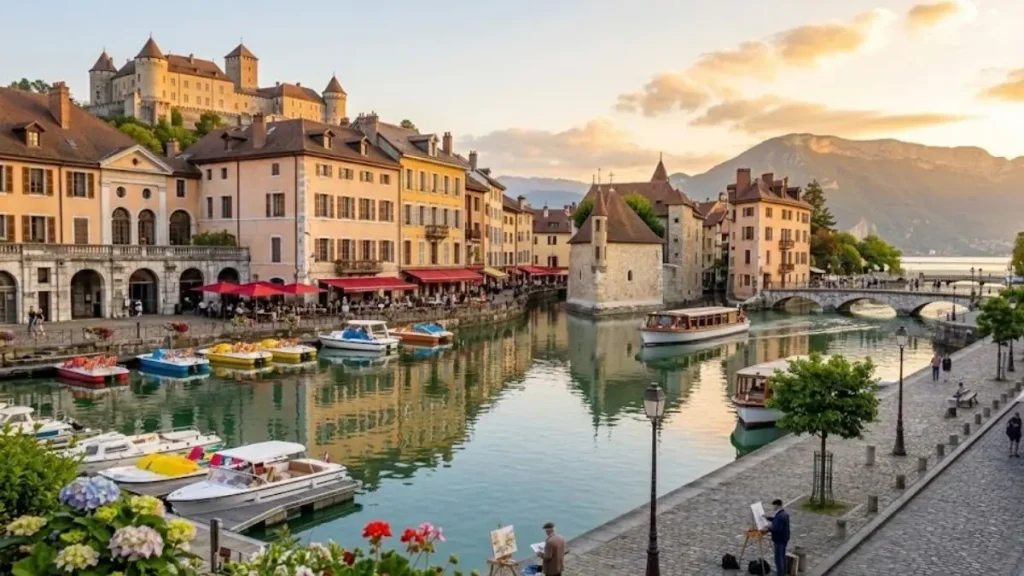 quelle periode pour aller a annecy