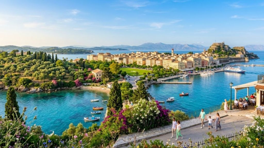 quelle periode pour aller a corfou