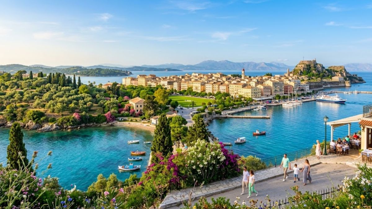 quelle periode pour aller a corfou