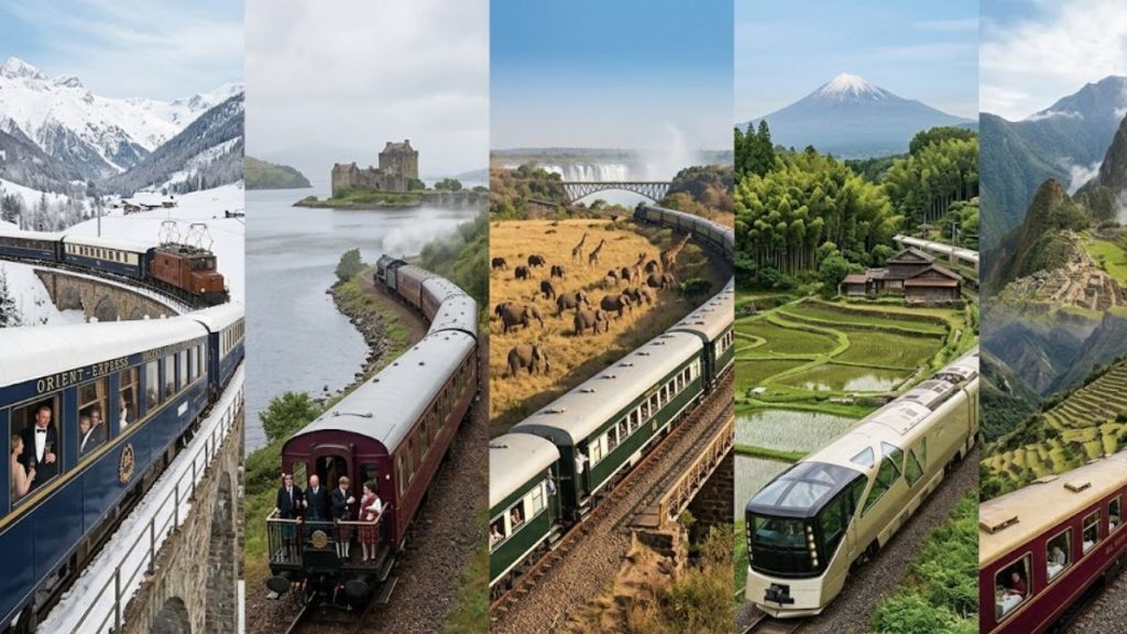 Les plus beaux voyages en train de luxe à travers le monde